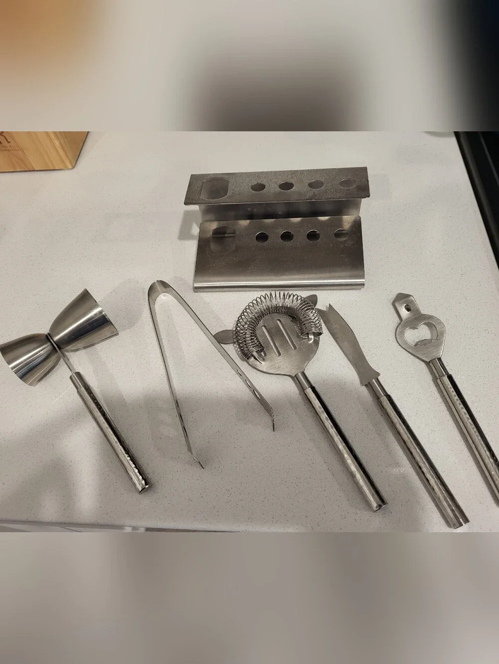 6-Piece Metal Bar Set